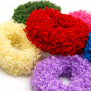 GUMKI DO WŁOSÓW PUCHATE DUŻE 12 SZTUK MIX KOLOR (0245 C) - 2