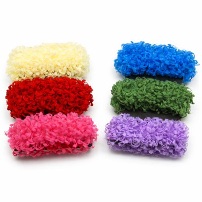 GUMKI DO WŁOSÓW PUCHATE DUŻE 12 SZTUK MIX KOLOR (0245 C)