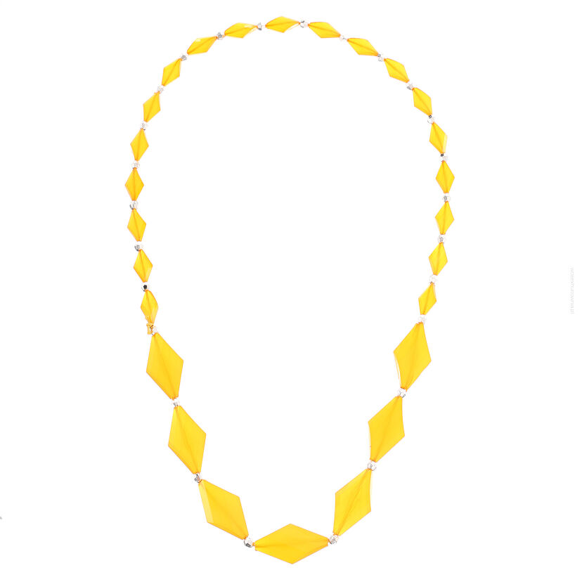 KORALE / NASZYJNIK ŻÓŁTY STOPNIOWANY                                                    0611-1019