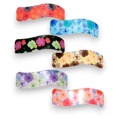 KLAMRY AUTOMATY KOLOROWE 6 SZTUK                                                 0233-35