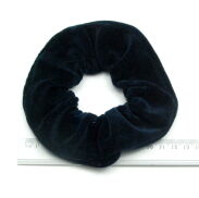 GUMKA DO WŁOSÓW SCRUNCHIE WELUR CIEMNY GRANAT                                    (0103-GC) - 2