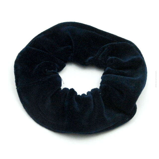 GUMKA DO WŁOSÓW SCRUNCHIE WELUR CIEMNY GRANAT                                    (0103-GC)