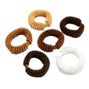 GUMKI DO WŁOSÓW FROTKI MIX BRĄZOWY 6 SZTUK                                                  (GUFR-14 SAH) - 2