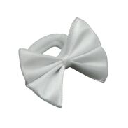 GUMKI DO WŁOSÓW KOKARDKI KOMUNIJNE BIAŁE 6 SZTUK (0009-8 g SAH) - 2