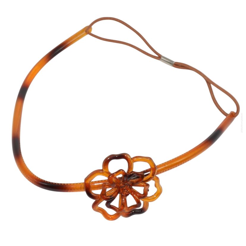 OPASKI DO WŁOSÓW ELASTYCZNE Z KWIATEM 3 SZTUKI               (6331-2 SAH)