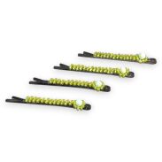 WSUWKI OZDOBNE Z KOLOROWYMI KORALIKAMI – KOMPLET 4 SZTUKI                 (5992-22 SA) - 2