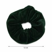 GUMKA DO WŁOSÓW WELUR SCRUNCHIE ZIELONA PRODUKT POLSKI (0103-ZC SAH) - 3