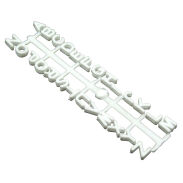 BRANSOLETKA SILIKONOWA  FIOLETOWA Z LITERKAMI                                                                     (7484 SAH) - 3