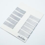 WSUWKI DO WŁOSÓW IZA KARBOWANE SREBRNE 5 CM 2 KULKI 100 SZTUK                                        (355/100) - 3