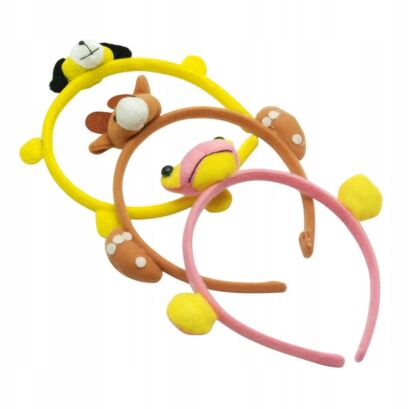 OPASKI DO WŁOSÓW DZIECIĘCE ZWIERZĄTKA 3 SZTUKI                                  (OPDZ-3 SAH)