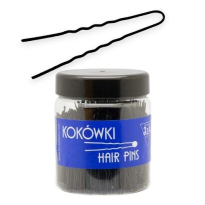 KOKÓWKA FRYZJERSKA CZARNA MAT KARBOWANA 7.5 CM 500G                                                                                  (B275/G MAT)