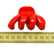 SZCZĘKI DO WŁOSÓW ŚREDNIE CZERWONE (12 SZT) 0129-11 - 3