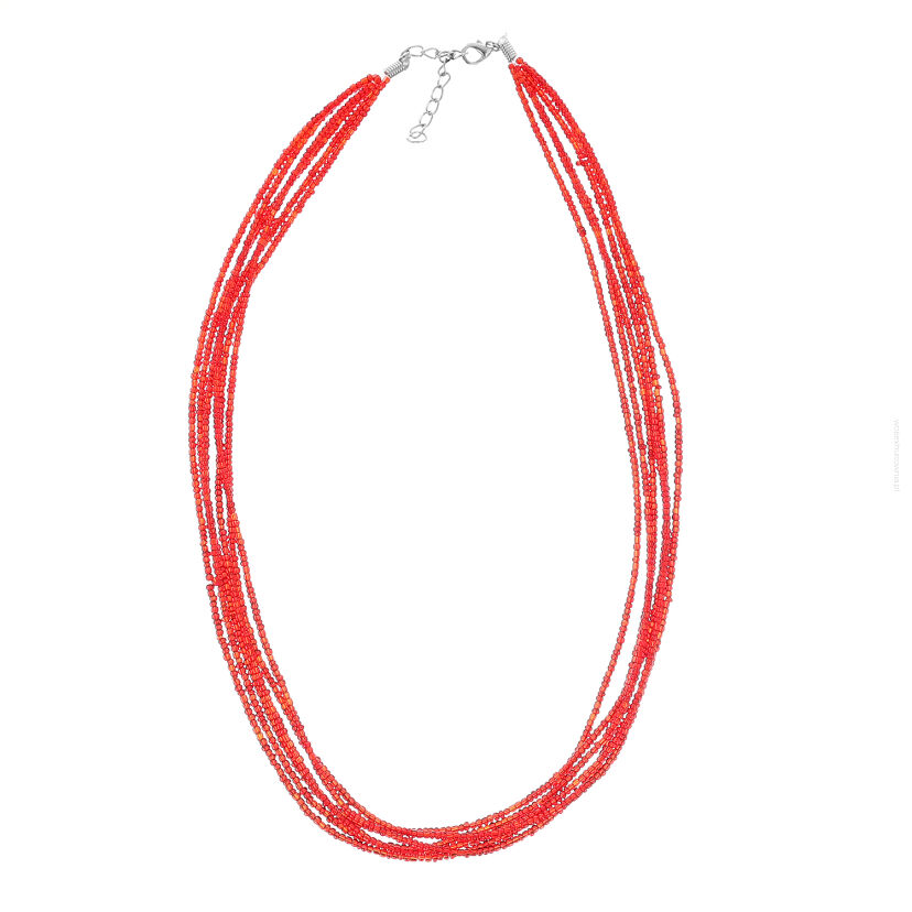 NASZYJNIK/ WISIOREK Z DROBNYMI KORALIKAMI                                        0607-1001