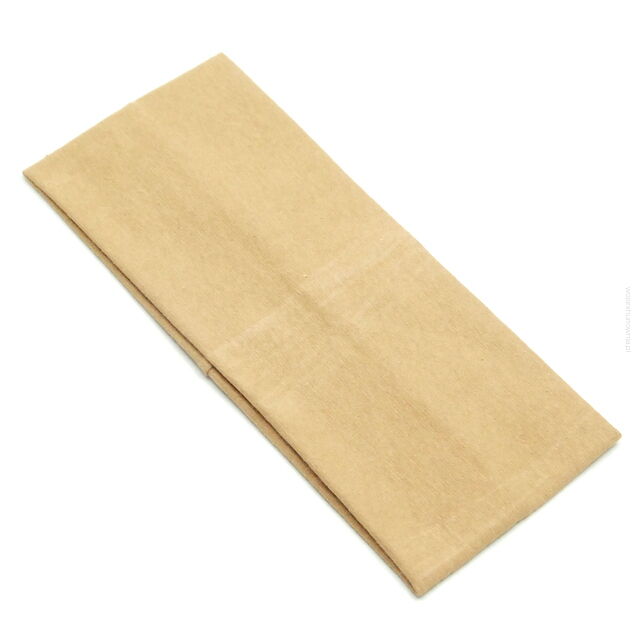 OPASKA NA GŁOWĘ ELASTYCZNA SZEROKA JASNY BEŻ  9 cm (0174-34 SA)