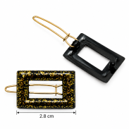 SPINKI DO WŁOSÓW MAŁE BROKATOWE 6 SZTUK (0187-20 SAH) - 3