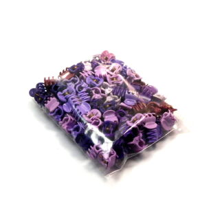 SZCZĘKI / KRABIKI MINI MIX FIOLETOWY (100 SZTUK)                                                        0146-513