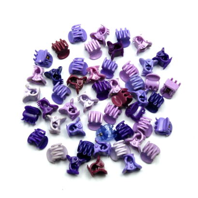 SZCZĘKI / KRABIKI MINI MIX FIOLETOWY 50 SZTUK                                                       (0146-513 SAH)