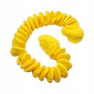 GUMKI DO WŁOSÓW WISZĄCE KRĘCONE ŻÓŁTE 2 SZTUKI (0294-503 SA) - 2
