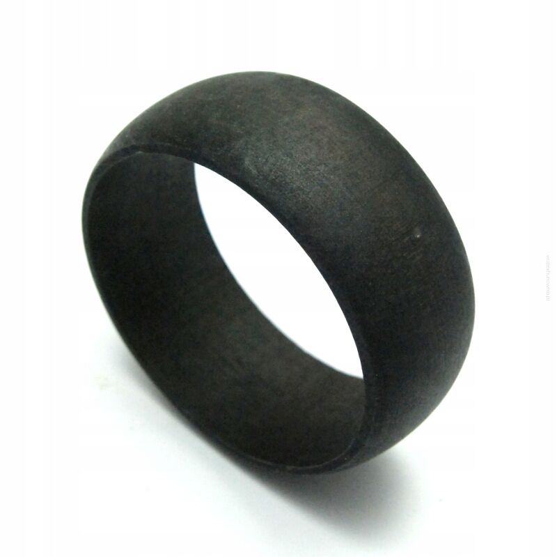 BRANSOLETKA DREWNIANA CZARNA NIELAKIEROWANA                                                                   (2004-2 SAM)