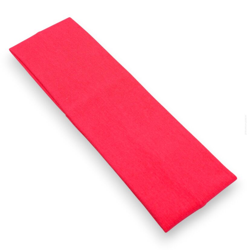 OPASKA ELASTYCZNA DO WŁOSÓW CZERWONA WĄSKA 5 CM                (0171-17 SA)