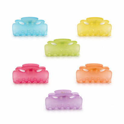 SZCZĘKI / KLAMRY DO WŁOSÓW MAŁE PASTELOWE 12 SZTUK                                                         (0129-38 SAM)