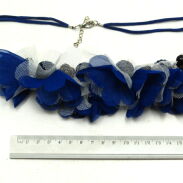 WISIOR / NASZYJNIK NIEBIESKI TIULOWY                                                             0676-525 - 3