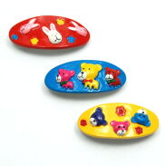 KLAMRY / SPINKI DZIECIĘCE KOLOROWE 6    (0209-519) - 2