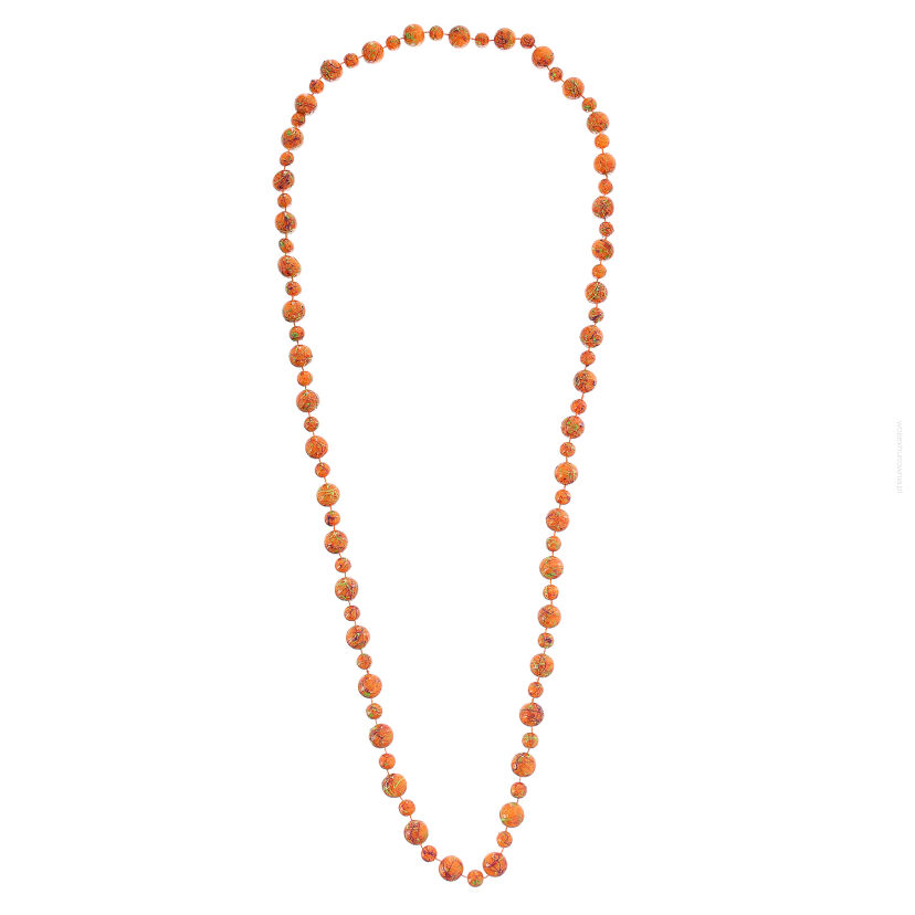 KORALE POMARAŃCZOWE / NASZYJNIK                                                                     0643-1011