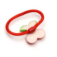 GUMKI DO WŁOSÓW Z OZDOBAMI WISIENKI 12 SZTUK (0378 S) - 3