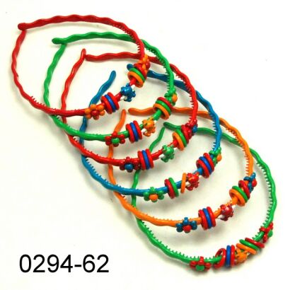 OPASKI DZIECIĘCE Z PRZESUWANYMI ELEMENTAMI MISIE - KÓŁKA 6 SZTUK (0294-62 SA)