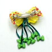 KLAMRY / SPINKI DO WŁOSÓW DZIECIĘCE Z KOKARDKĄ (2 SZTUKI) 0209-547 - 3