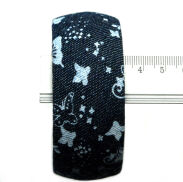 BRANSOLETKI  SZEROKIE OBSZYTE MATERIAŁEM 3 SZTUKI                                                                        (0665-163 SA) - 4