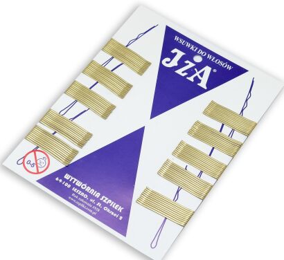 WSUWKA ZŁOTA PROSTA 4 CM 100 SZTUK           (024/100)