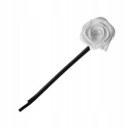 IZA WSUWKI DO WŁOSÓW CZARNE WIELOKOLOROWE RÓŻYCZKI (10 SZT) FBMW/MIX/10 - 2