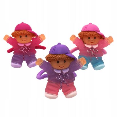 GUMKI DO WŁOSÓW Z OZDOBAMI DZIECIĘCYMI 3 SZTUKI (0881-5 AS)