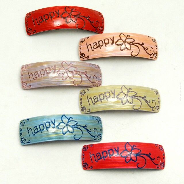 KLAMRY AUTOMATY KOLOROWE 6 SZTUK                                                                   (0233-34 SAH)