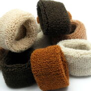 GUMKI FROTKI DO WŁOSÓW GIGANT MIX BRĄZ / BEŻ 10 SZTUK                     (0140-2 SA) - 2