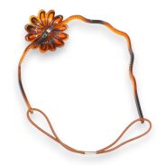 OPASKI DO WŁOSÓW ELASTYCZNE Z KWIATEM 3 SZTUKI               (6331-3 SAH) - 2