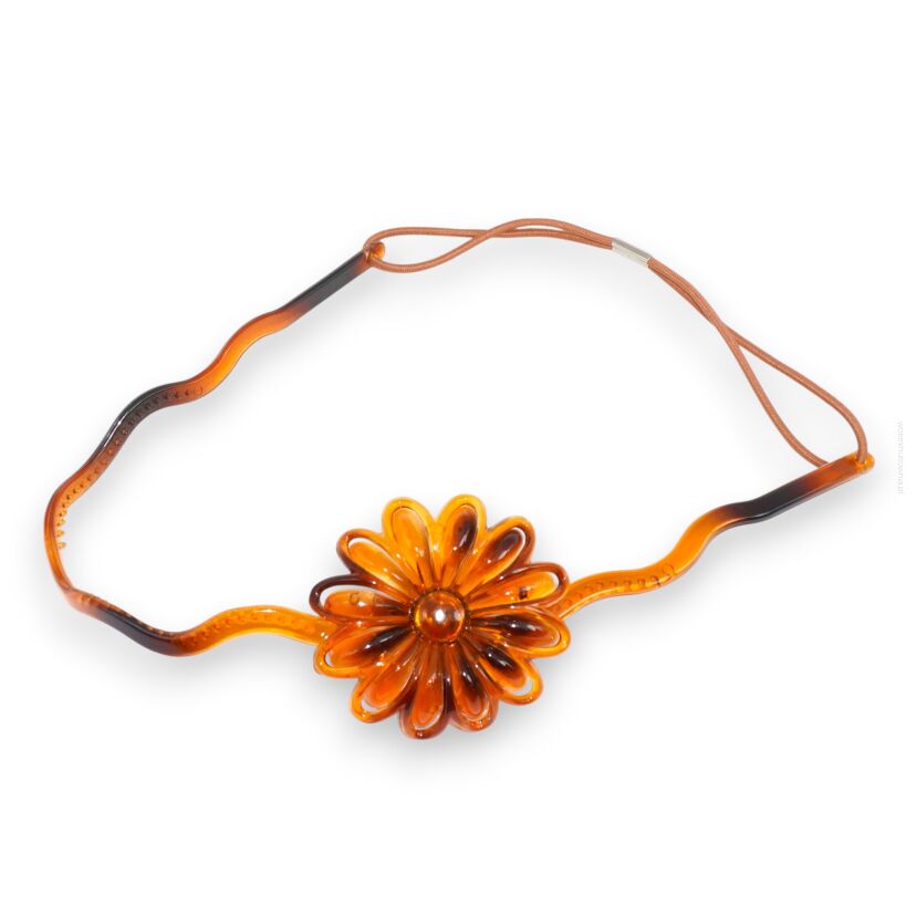 OPASKI DO WŁOSÓW ELASTYCZNE Z KWIATEM 3 SZTUKI               (6331-3 SAH)