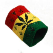 OPASKA Z FROTY NA NADGARSTEK  KOLOROWA RASTA                                   0004-97 - 2