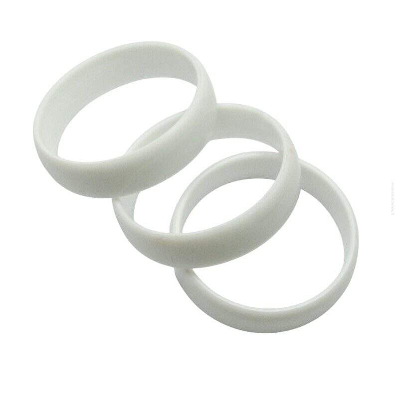 BRANSOLETKI  PLASTIKOWE BIAŁE 3 SZTUKI                             (0605-67-1 SAHM)