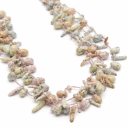 NASZYJNIK / WISIOREK Z KOLOROWYMI KORALIKAMI (N-0608/49/4R A SAM C) - 2