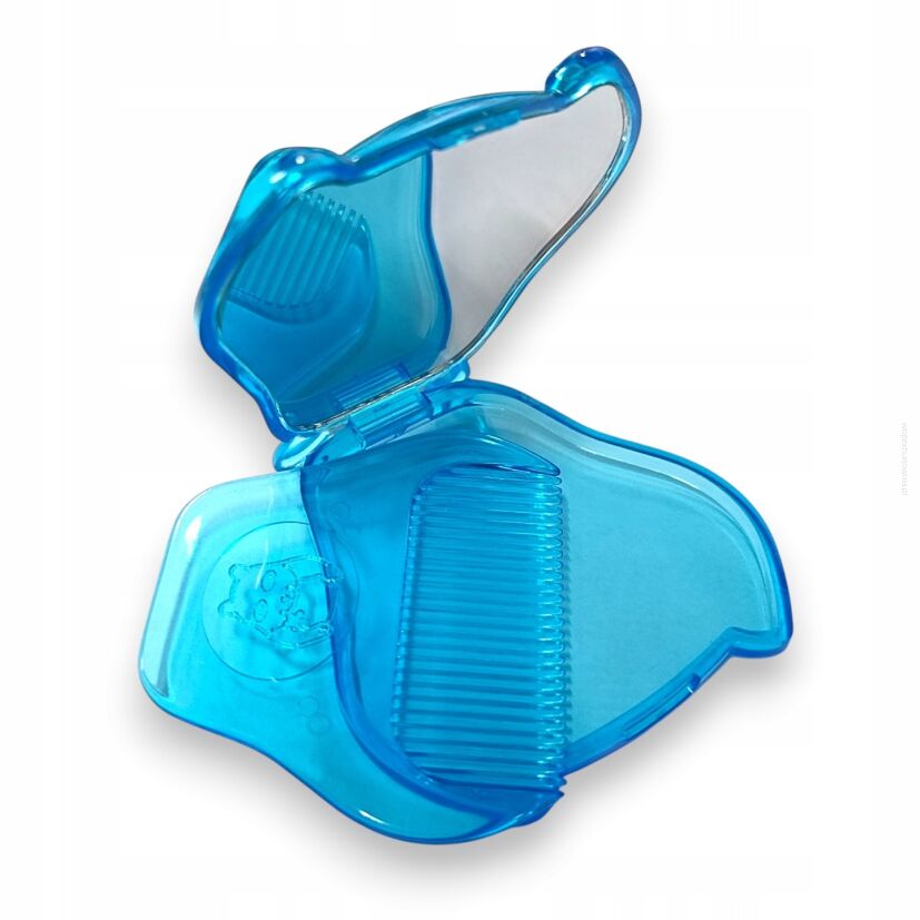 LUSTERKO KIESZONKOWE + GRZEBIEŃ DLA DZIECI Z MOTYWEM MISIA                   (8675 SA)