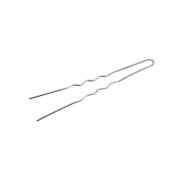 KOKÓWKA FRYZJERSKA SREBRNA KARBOWANA 7.5 CM 500G                                     (B375/G) - 2