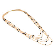 KORALE DROBNE/ NASZYJNIK PIĘCIORZĘDOWY                                               0676-1002 - 2