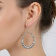 KOLCZYKI WISZĄCE METALOWE                                                                     (0611-625 SA) - 2