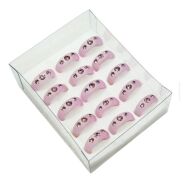 PIERŚCIONKI /OBRĄCZKI Z CYRKONIAMI FIOLETOWE 15 SZTUK                                          (0617-525) - 2