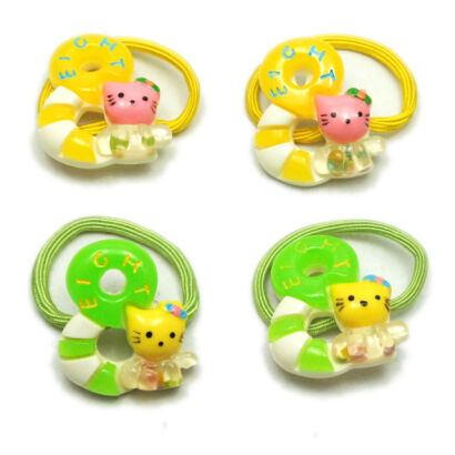 GUMKI DO WŁOSÓW DZIECIĘCE KOTEK 4 SZTUKI (0644 SA)