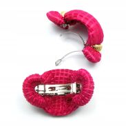 KLAMRY /AUTOMATY DO WŁOSÓW RÓŻOWE 2 SZTUKI                                                     (KLD-205 SAH) - 2