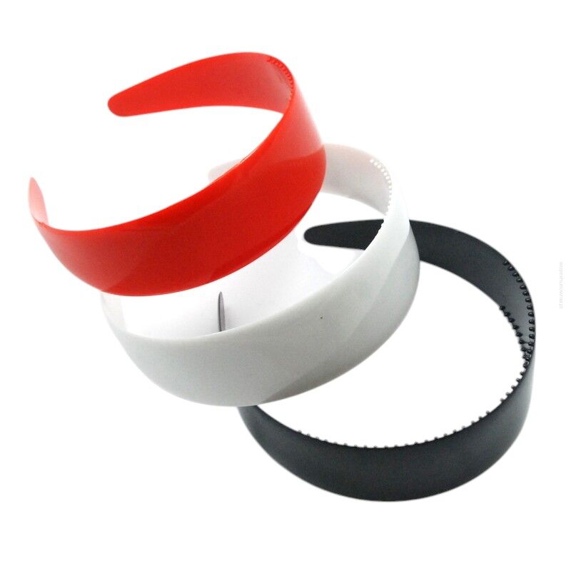 OPASKI DO WŁOSÓW SZEROKIE KOLOROWE 3 SZTUKI (3304 SAM)